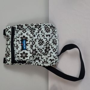 Kavu bag turquoise and brown crossbody purse